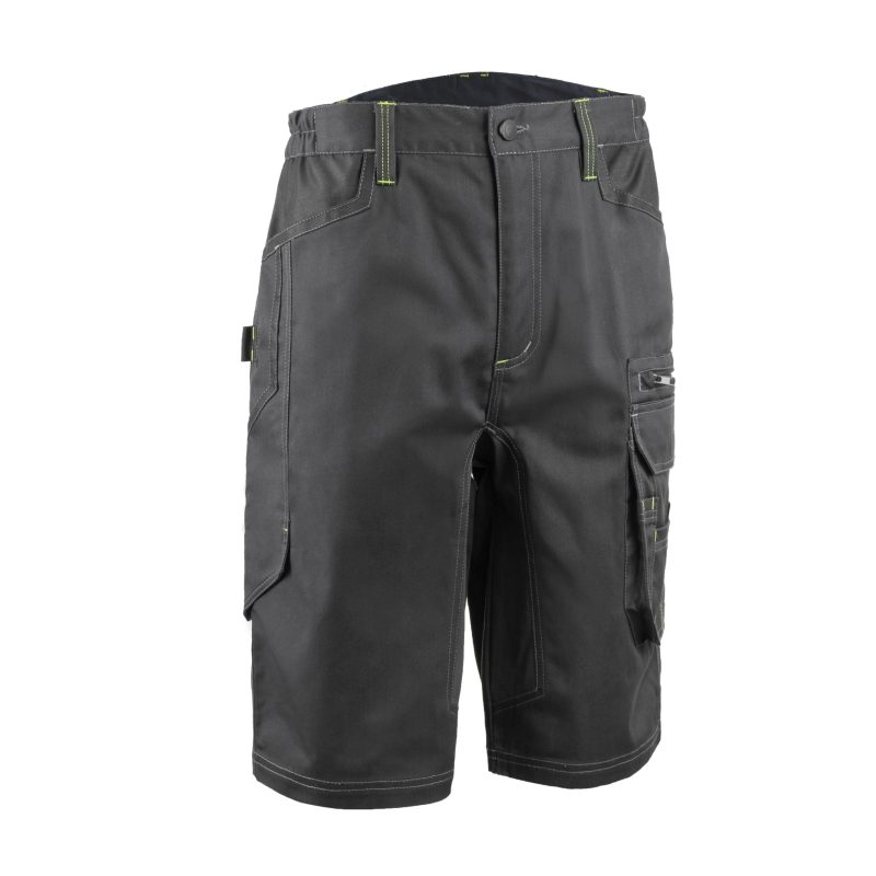 Pantaloni scurti BARVA trecot, antracit, 60% bumbac, 40% poliester, Coverguard, rezistenti, pentru autoritati publice, bricolaj, constructii, marimi S, M, L, XL, XXL, XXXL, 4XL, CE, EN14404:2004 + A1:2010 {Type 2} - imagine 2