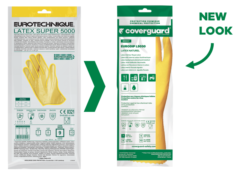 Manusi menaj, galbene, latex, Coverguard, rezistente, pentru agricultura, autoritati publice, industria alimentara, industria usoara, intretinere, servicii de distributie, marimi S, M, L - imagine 5