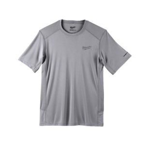 Bluza de corp subtire cu maneci scurte Workskin Milwaukee WWSSG-S, Marimi S, M, L, XL, XXL, gri