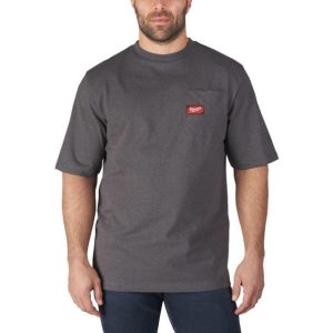 Bluza cu maneci scurte Milwaukee WTSSG-S, Marimi S, M, L, XL, XXL, gri