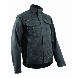 Jacheta de lucru BARVA, antracit, 60% bumbac, 40% poliester, Coverguard, trecot, pentru autoritati publice, constructii, bricolaj, transport, logistica, marimi S, M, L, XL, XXL, XXXL, 4XL
