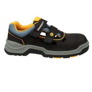 Sandale de protectie Expander S1 SRC, piele nubuck, textil, Honeywell, rezistenti, pentru domeniile automotiv, logistica, marimi 37, 38, 39, 40, 41, 42, 43, 44, 45, 46, 47, DGUV 112-191 (SOON, EN 61340-5-1:2016 - ESD marking (electrical resistance), EN ISO 20345:2011 S1 SRC ESD