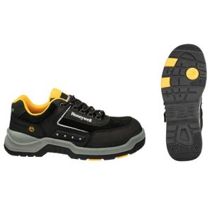 Pantofi de protectie ADJUSTER S2 SRC, piele nubuck, Honeywell, ergonomici, pentru domeniile automotiv, logistica, marimi 36, 37, 38, 39, 40, 41, 42, 43, 44, 45, 46, DGUV 112-191 (SOON, EN 61340-5-1:2016 - ESD marking (electrical resistance), EN ISO 20345:2011 S1 SRC ESD