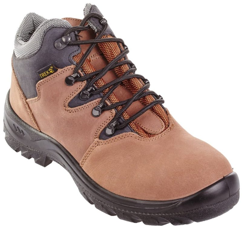 Bocanci de protectie TREK O2, maro, piele nubuck, Coverguard, rezistenti, ergonomici, pentru autoritati publice, bricolaj, servicii de distributie, marimi 36, 37, 38, 39, 40, 41, 42, 43, 44, 45, 46, 47, 48, CE, EN ISO 20347:2012 - imagine 3