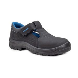 Sandale de protectie BONO S1 SRC, neagra, piele, Coverguard, antiderapante, pentru bricolaj, servicii de distributie, transport si logistica, marimi 37, 38, 39, 40, 41, 42, 43, 44, 45, 46, 47, CE, EN ISO 20345:2011 {S1}, SRC