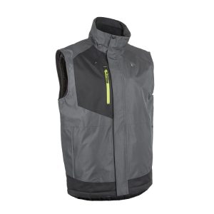 Vesta de lucru captusita Azuki, antracit, PVC, Coverguard, Ripstop, marimi S, M, L, XL, XXL, XXXL, CE, EN14058:2004, EN14058:2017 {2.3.x.WP}, EN343:2003 + A1:2007 {3.2}