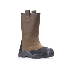 Incaltaminte de protectie Cizme Pyrope, maro, piele, Coverguard, rezistenta la apa, caldura, protectie frig, antistatice, marimi 35, 36, 37, 38, 39, 40, 41, 42, 43, 44, 45, 46, 47, 48, CE, CI, EN ISO 20345:2011 {S3}, SRC