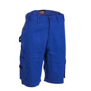 Bermude de lucru Commander, albastru, bumbac, Coverguard, rezistent la uzura, marimi XS, S, M, L, XL, XXL, XXXL, 4XL