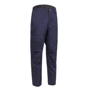 Pantaloni de lucru Irazu, pe talie, albastri, 60% bumbac, 40% poliester, Coverguard, rezistenti la uzura, marimi XS, S, M, L, XL, XXL, XXXL, 4XL, 5XL, 6XL