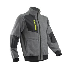 Haina protectia muncii, gri, 80% bumbac, 20% PES, Coverguard, Mikan haina cu captuseala Ripstop, protectie frig, marimi S, M, L, XL, XXL, XXXL