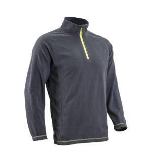 Pulovar din material micropolar Myoga, antracit, poliester, Coverguard, protectie la rece, marimi S, M, L, XL, XXL, XXXL