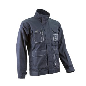 Haina protectia muncii, albastra, 60% bumbac, 40% poliester, Coverguard, Navy li haina de lucru, rezistenta la abraziune, marimi XS, S, M, L, XL, XXL, XXXL, 4XL, 5XL, 6XL