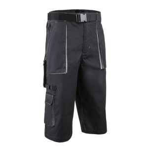 Pantaloni de lucru scurti Navy li, albastri, 60% bumbac, 40% poliester, Coverguard, rezistenti la abraziune, marimi XS, S, M, L, XL, XXL, XXXL, 4XL, 5XL, 6XL