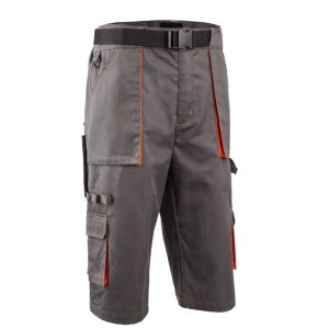 Pantaloni de lucru scurti Paddock li, gri, 60% bumbac, 40% poliester, Coverguard, rezistenti la abraziune, marimi XS, S, M, L, XL, XXL, XXXL, 4XL, 5XL, 6XL
