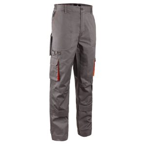Pantaloni pe talie Paddock li , gri, 60% bumbac, 40% poliester, Coverguard, rezistenti la abraziune, marimi XS, S, M, L, XL, XXL, XXXL, 4XL, 5XL, 6XL