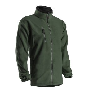 Pulover de lucru Angara cu fermoar, verde, Coverguard, termoizolant, marimi XS, S, M, L, XL, XXL, XXXL, CE, EN14058:2004