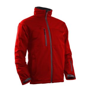 Softshell de iarna Yang Winter, rosie, Coverguard, impermeabila, ventilata, marimi S, M, L, XL, XXL, XXXL, CE, EN342:2017