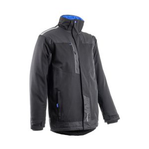 Jacheta de iarna Tamia Softshell, neagra, 94% PES, 6% EA, Coverguard, rezistenta la vant, marimi S, M, L, XL, XXL, XXXL, 4XL, CE, EN14058:2004 {EN COURS / IN PROGRESS}, EN343:2019 {CLASS 4.1}