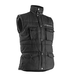 Vesta de lucru Polena cu multe buzunare, neagra, 65% bumbac, 35% poliester, Coverguard, , protectie vant, frig, marimi S, M, L, XL, XXL, XXXL