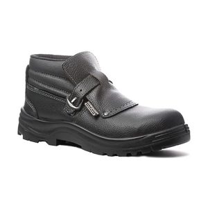 Bocanci de protectie S3 SRA Quartz, negri, piele, Coverguard, pentru constructii, industria alimentara, transport si logistica, marimi 42, 44, 45, 46, CE, EN ISO 20345:2011 {S3}, SRA
