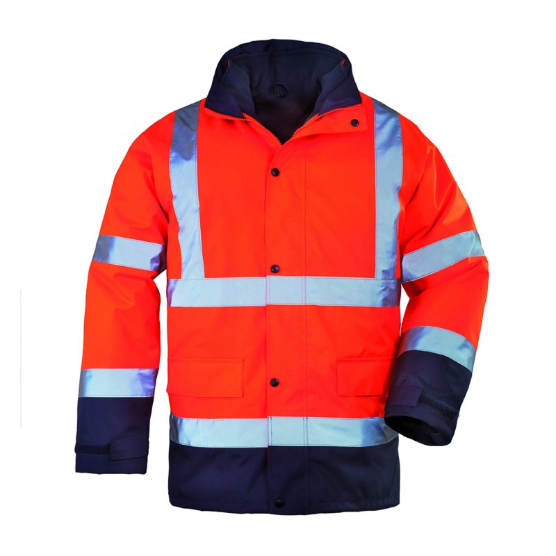 Haina de iarna ROADWAY HI-VIZ 4/1, portocaliu, Coverguard, protectie umiditate, frig, vant, marimi S, M, L, XL, XXL, XXXL, CE, EN ISO 20471:2013 + A1:2016 {CLASS 1 Gilet froid - Bodywarmer CLASS 2 Veste - Jacket CLASS 3 Parka 4/1 - 4/1 Parka / Parka - Parka}, EN14058:2004 {1.3.x.x.x Parka 4/1 - 4/1 Parka} - imagine 11