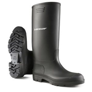 Cizme de lucru Pricemastor, neagra, cauciuc, Dunlop, rezistente la acizi, baze, dezinfectanti, uz universal, marimi 35, 36, 37, 38, 39, 40, 41, 42, 43, 44, 45, 46, 47, 48