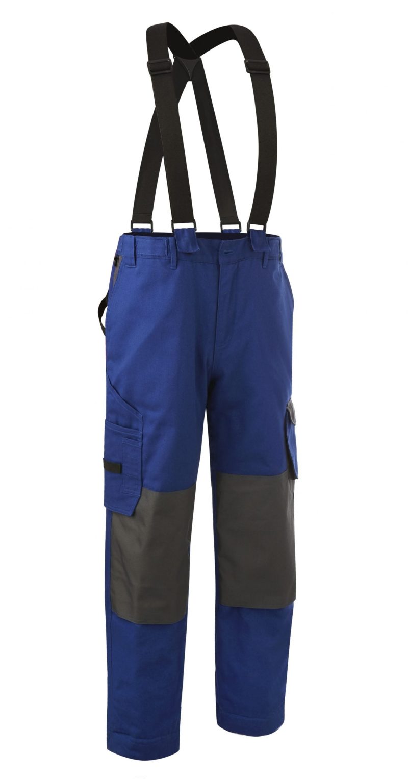 Pantaloni de iarna, albastri, bumbac, poliester, Coverguard, protectie mecanica, frig, pentru bricolaj, industria usoara, servicii de distributie, marimi M, L, XL, XXL - imagine 2