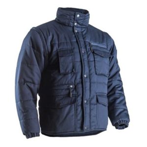 Haina de iarna POLENA SLEEVE 2 in 1, albastra, 65% poliester, 35% bumbac, Coverguard, pentru autoritati publice, energetice, transporturi, marimi S, M, L, XL, XXL, XXXL, 4XL, CE, EN342:2017