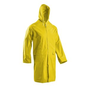 Imbracaminte de ploaie, galben, poliester, bumbac, Coverguard, rezistenta la acid si alcali, protectie umezeala, vant, marimi M, L, XL, XXL, XXXL