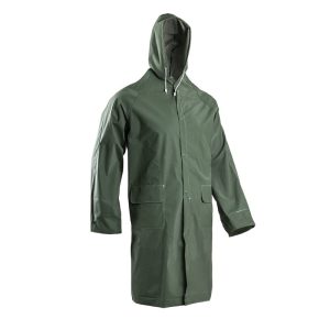 Imbracaminte de ploaie, verde, poliester, bumbac, Coverguard, rezistenta la acid si alcali, protectie umezeala, vant, marimi M, L, XL, XXL, XXXL