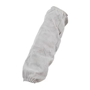 Manseta protectie pentru suduri, gri, piele spalt, Coverguard, rezistenta la foc, protectie stropi metal incins, temperaturi ridicate, scantei, CE, EN ISO 11611:2015
