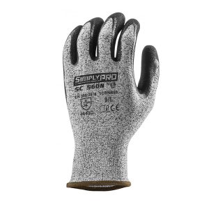 Manusi rezistenta la taiere si intepare, gri, nitril, Coverguard, rezistenta uleiuri, pentru industria grea, industria usoara, intretinere, servicii de distributie, marimi 7, 8, 10, CE, EN388:2016 {4.4.4.3.D}, EN420:2003 + A1:2009