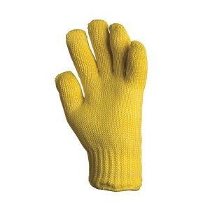 Manusi de protectie termica, galbene, kevlar, Coverguard, taiere, pentru constructii mecanice, industria grea, industria usoara, intretinere, marimea 10, CE, EN388:2016 {1.X.4.0.D}, EN407:2004 {4.4.X.X.X.X}, EN420:2003 + A1:2009