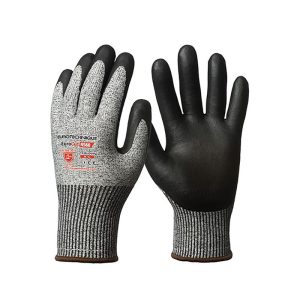 Manusi cu rezistenta la taiere 5 Eurocut, gri, Coverguard, protectie alunecare, pentru industria grea, industria usoara, intretinere, servicii de distributie, marimi 6, 7, 8, 9, 10, 11, CE, EN388:2016 {4.3.4.4.D}, EN420:2003 + A1:2009