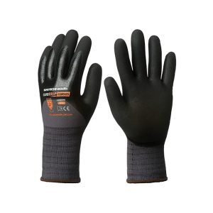 Manusi dubla imersie nitril3/4 Eurogrip 15N505, gri, nitril, Coverguard, pentru industria grea, industria usoara, intretinere, servicii de distributie, marimi 6, 7, 8, 9, 10, 11, CE, EN388:2016 {4.1.3.1.X}, EN420:2003 + A1:2009