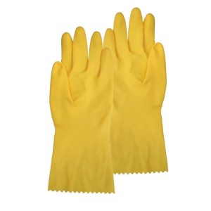Manusi menaj, galbene, latex, Coverguard, rezistente, pentru agricultura, autoritati publice, industria alimentara, industria usoara, intretinere, servicii de distributie, marimi S, M, L