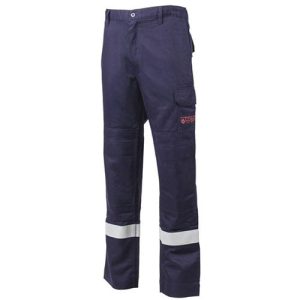 Pantaloni de lucru multi-risk Thor, albastri, 78% bumbac, 20% poliester, 2% fibre antistatice, Coverguard, antistatici, ignifugi, protectie chimica, mecanica, pentru constructii mecanice, industria energetica, petroliera, marimi S, M, L, XL, XXL, XXXL, CE, EN ISO 11611:2015 {Class 1 - A1+A2}, EN ISO 11612:2015 {A1+A2-B1-C1-E2-F1}, EN1149-5:2008, EN13034:2005 + A1:2009 Type PB [6], EN14404:2004 + A1:2010 {Type 2 - NIV.0}, IEC61482-2:2009 {APC 1 - 4 kA}