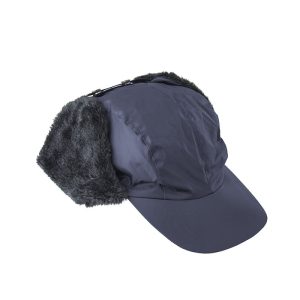Sapca tip Canada, albastra, poliamida, blana, Coverguard, impermeabila, rabatabila, marimea 2