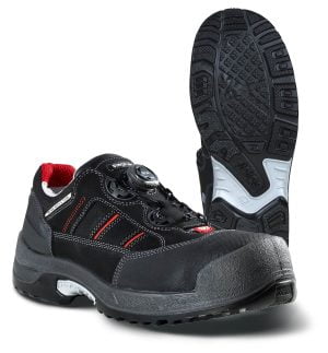 Pantofi din piele acoperită cu pu, şpalt,  încălţăminte de protecţie bombeu aluminiu jalas zenit 1738, protecție s3,src, mărimi 36 – 47, culoare negru,gri,roşu