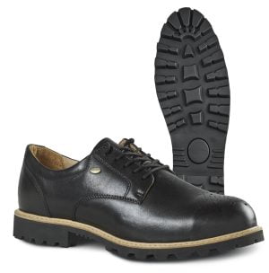 Pantofi din piele naturală,  încălţăminte de protecţie bombeu otel jalas vip 2108, protecție s3,sra,hro, mărimi 35 – 48, culoare negru