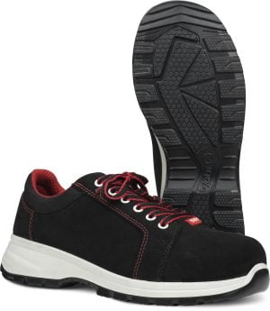 Pantofi din şpalt, material textil,  încălţăminte de protecţie bombeu aluminiu jalas street 3065, protecție s3,src, mărimi 35 – 48, culoare negru,roşu,alb