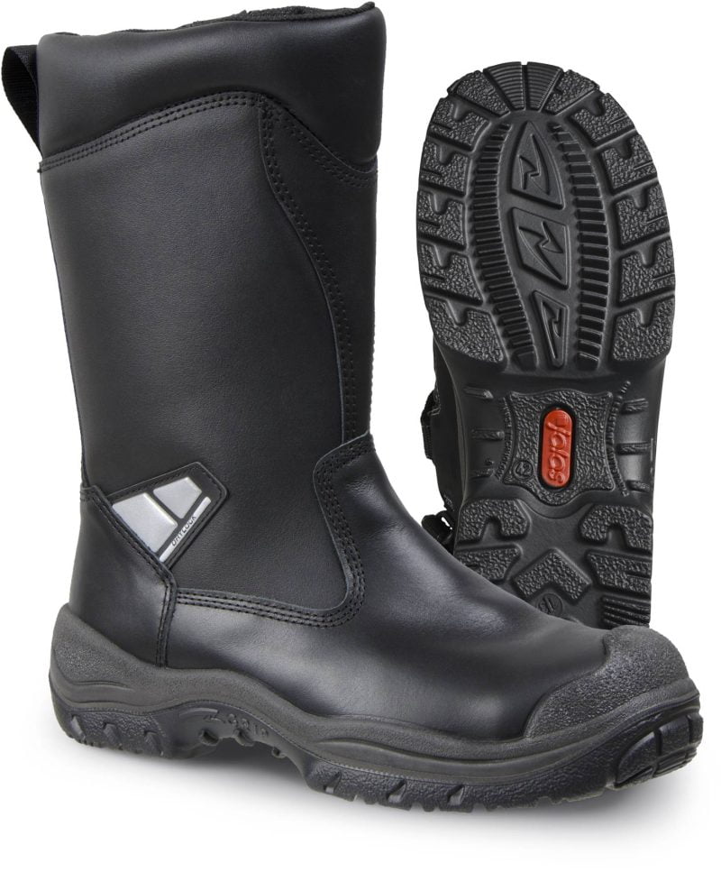 Bocanci din piele naturală,  încălţăminte de protecţie bombeu aluminiu jalas drylock 3778, protecție s3,hro,wr,srb, mărimi 36 – 47, culoare negru,gri