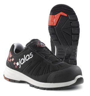 Pantofi din material textil tricotat,  încălţăminte de protecţie bombeu aluminiu jalas zenit evo 7108, protecție s1,p,src, mărimi 35 – 48, culoare negru,roşu,alb