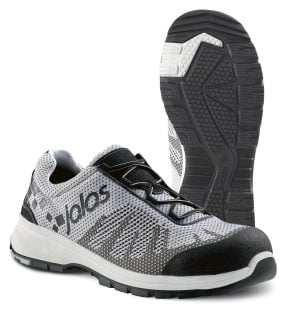 Pantofi din material textil tricotat,  încălţăminte de protecţie bombeu aluminiu jalas zenit evo 7128, protecție s1,p,src, mărimi 35 – 48, culoare negru,gri,alb