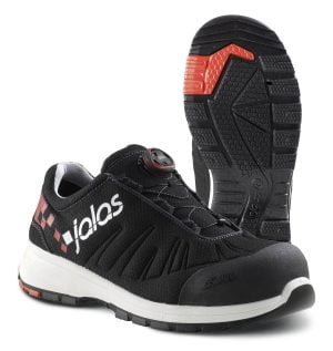 Pantofi din material textil tricotat,  încălţăminte de protecţie bombeu aluminiu jalas zenit evo 7138, protecție s3,src, mărimi 35 – 48, culoare negru,roşu,alb