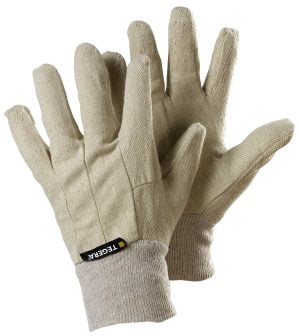 Mănuși din material textil pentru manipulări medii tegera 9250 , din bumbac, grad protectie cat. i, marimi 8 – 12, culoare bej